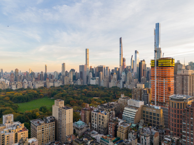 Aerial photo New York Central Park