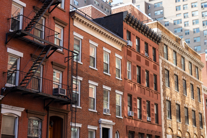 apartment buildings in NYC