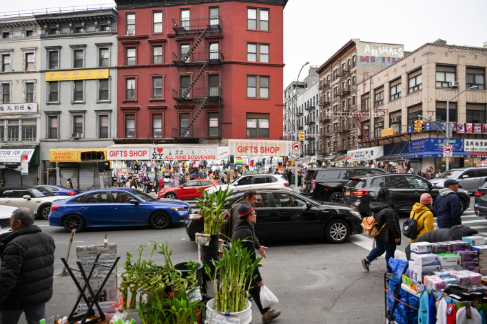 Souvenir store on Canal Street in the Chinatown district of New York City