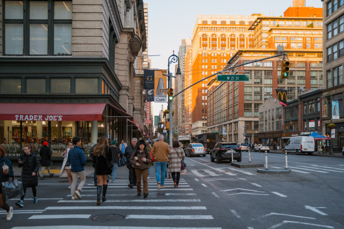 Sixth Avenue in Manhattan