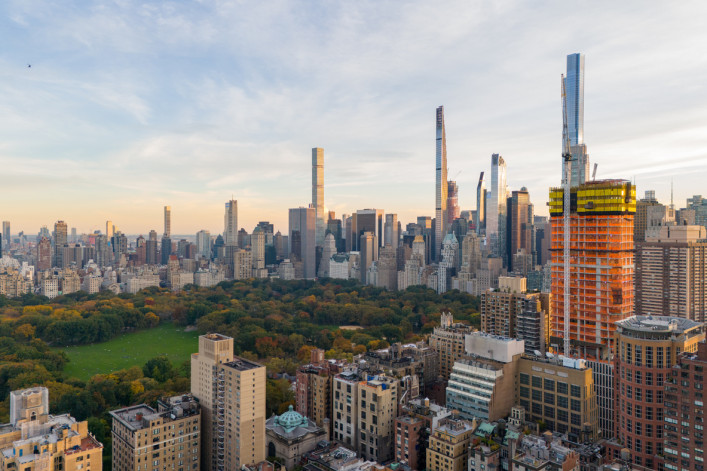 Aerial photo New York Central Park