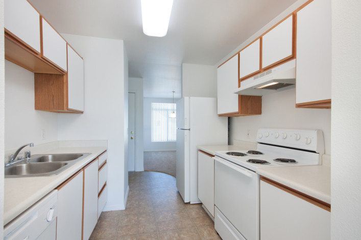 Old, outdated kitchen