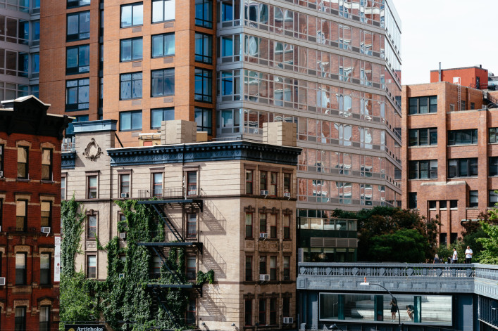 Apartment buildings near the High Line in Manhattan