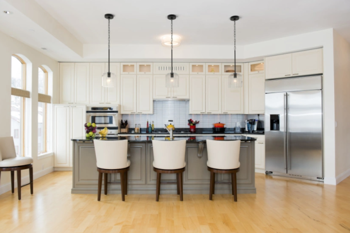 Parkmont pendant lights by LumLight with built-in SkyPlug installation technology