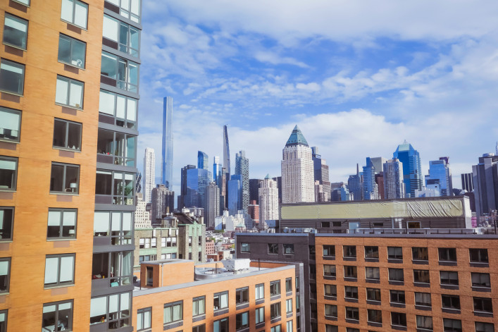 View of Manhattan buildings