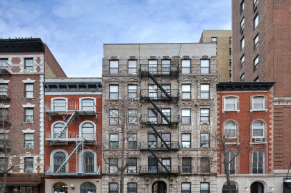 NYC apartment buildings with fire escapes