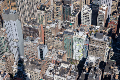 Manhattan rooftops