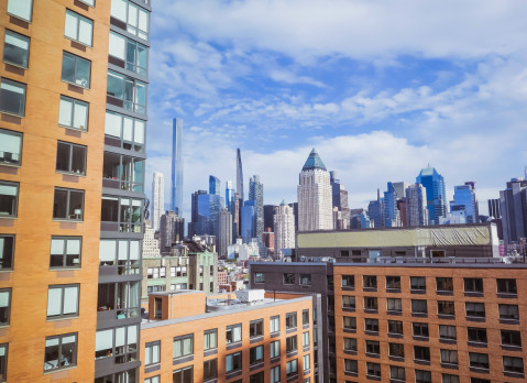 View of Manhattan buildings