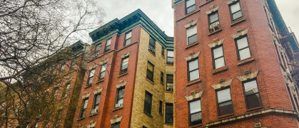 Apartment buildings in New York City