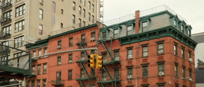 Red brick buildings in NYC